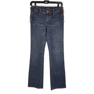 VTG Sergio Valente Flared Bootcut Denim Jean Women 26 Western femme Laced Y2K